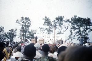 Billy Graham preaching